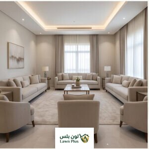 معلم صباغ دهانات داخلية في الجبيل - لون بلس للمقاولات
