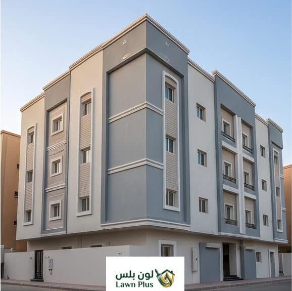 مشروع تشطيب مباني - لون بلس للمقاولات