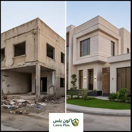 مشروع بناء ملاحق في الخبر - لون بلس